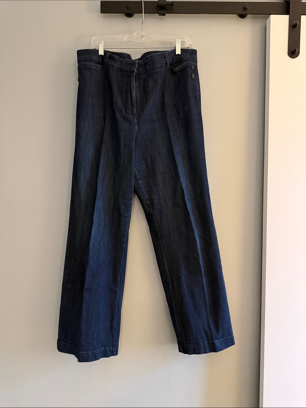 Talbots Women’s Trouser Dark Blue Straight-Leg Jeans